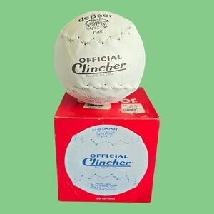 Official Clincher No.  F16 - 16 Inch Steam Welded Kapok deBeer & Son Softball